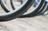 Bicycle tire and pebble