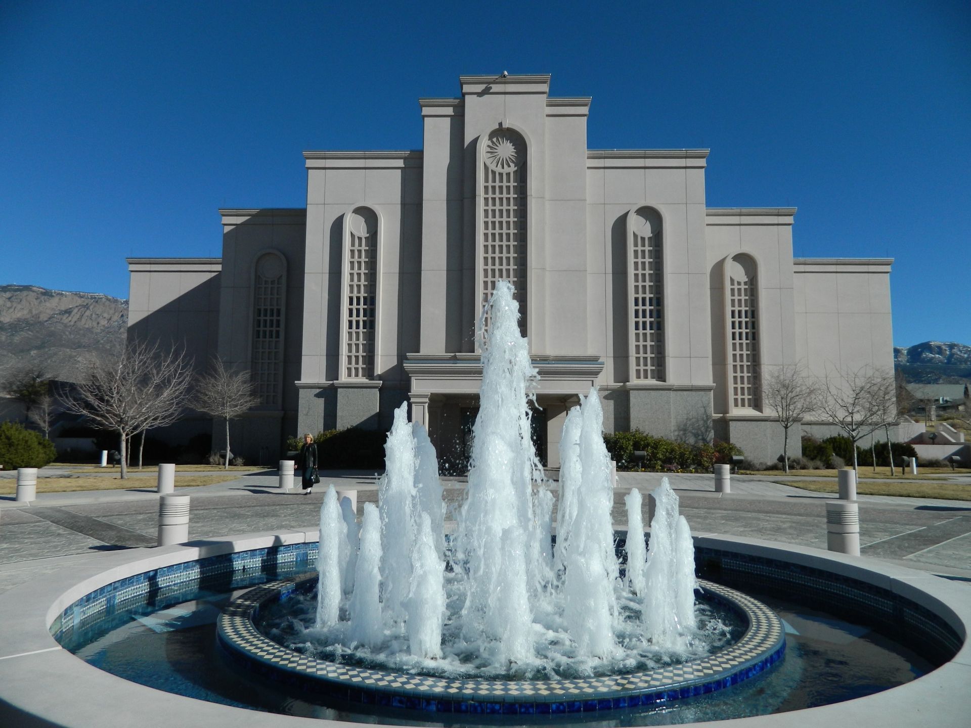 Albuquerque New Mexico Temple Fountain
