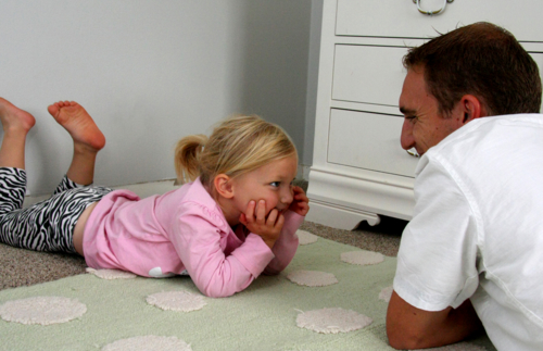 Brynlee y su papá