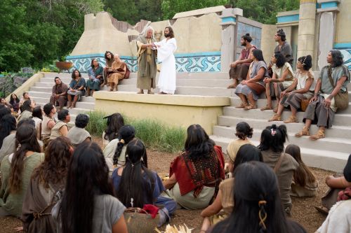 Jesus Christ Visits And Ministers To The People In The Americas