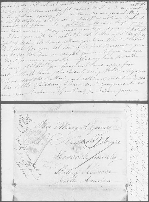 Brigham Young's letter to Mary Ann Angell