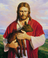 Christ carrying lamb