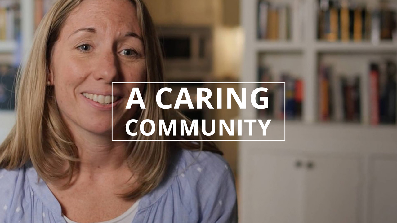 Elizabeth explains how church community has blessed her life