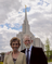Tim and Charlene at the temple