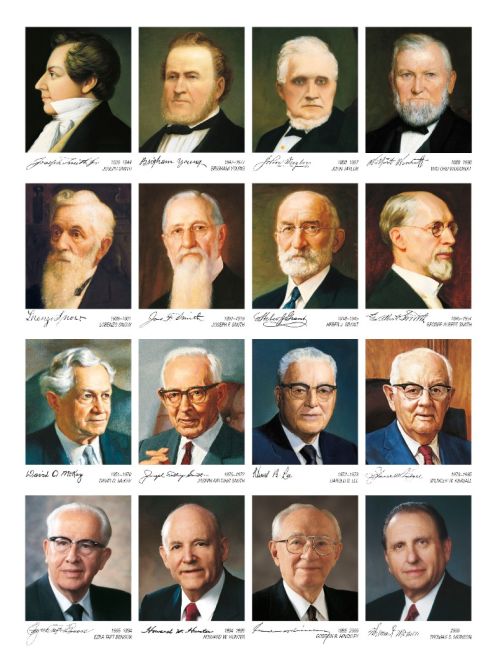Latter-day Prophets, 11 x 17