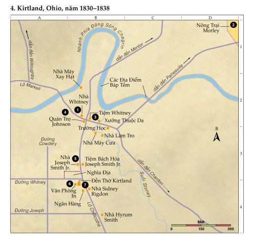 Map Church History Kirtland 
