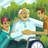young men with old man in wheelchair