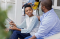 Father and Son Talking