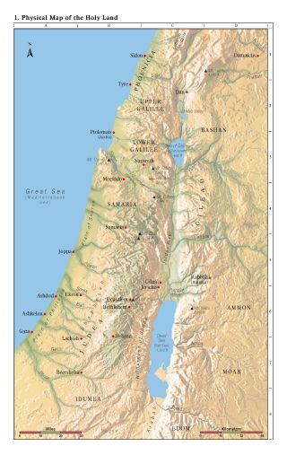 Old Testament Bible Map