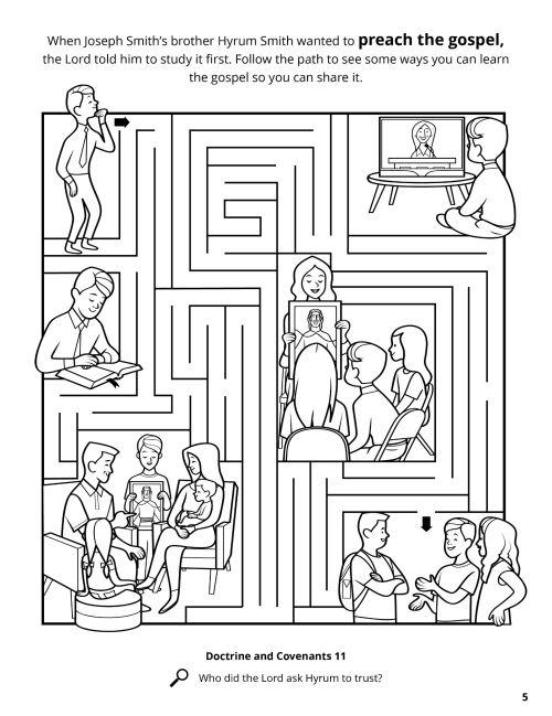 Doctrine and Covenants Coloring Book
