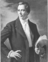 Prophet Joseph Smith holding a manuscript