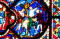 Notre-Dame Cathedral: Parable of the Good Samaritan Stained Glass Window