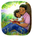 father reading to daughter