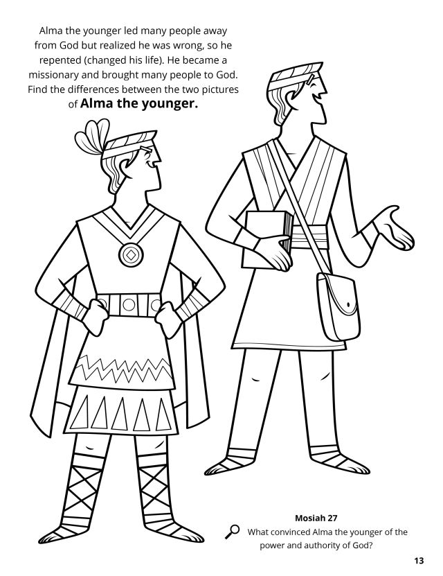 Book of Mormon Coloring Book