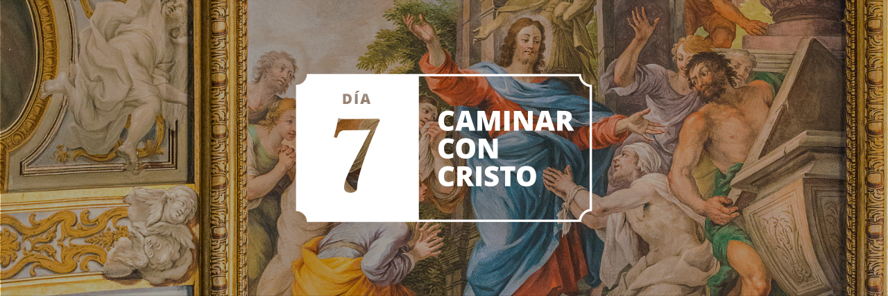 Jesucristo pasando gente