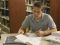 Reading and study. Adult. Male