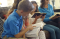 family reading scriptures together
