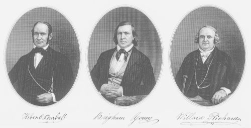 First Presidency and the Quorum of the Twelve Apostles. 1853