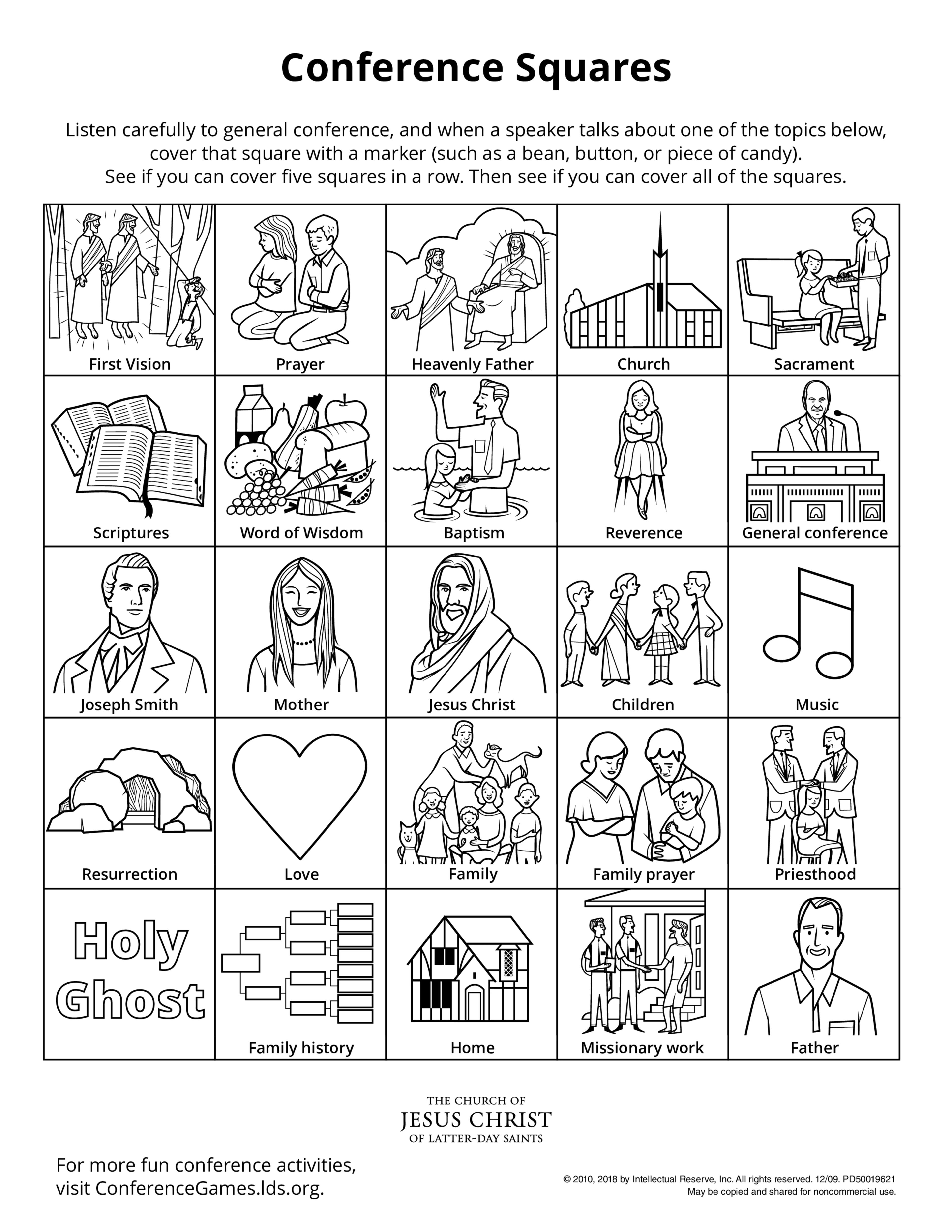 General Conference Coloring Pages