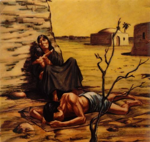people dying from famine