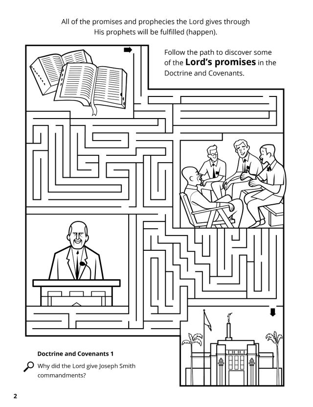 Doctrine and Covenants Coloring Book