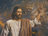Christ and starry sky