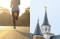 runner and temple spires