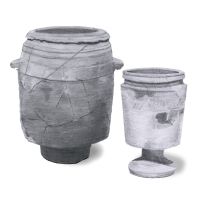First Century AD Limestone Pots
