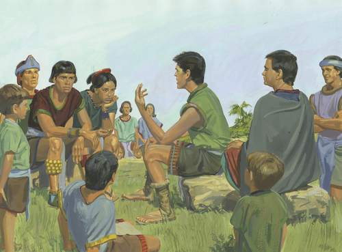 disciples preaching to people