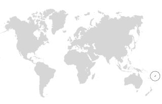 World Map Fiji 