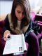 Young adult studying conference talk