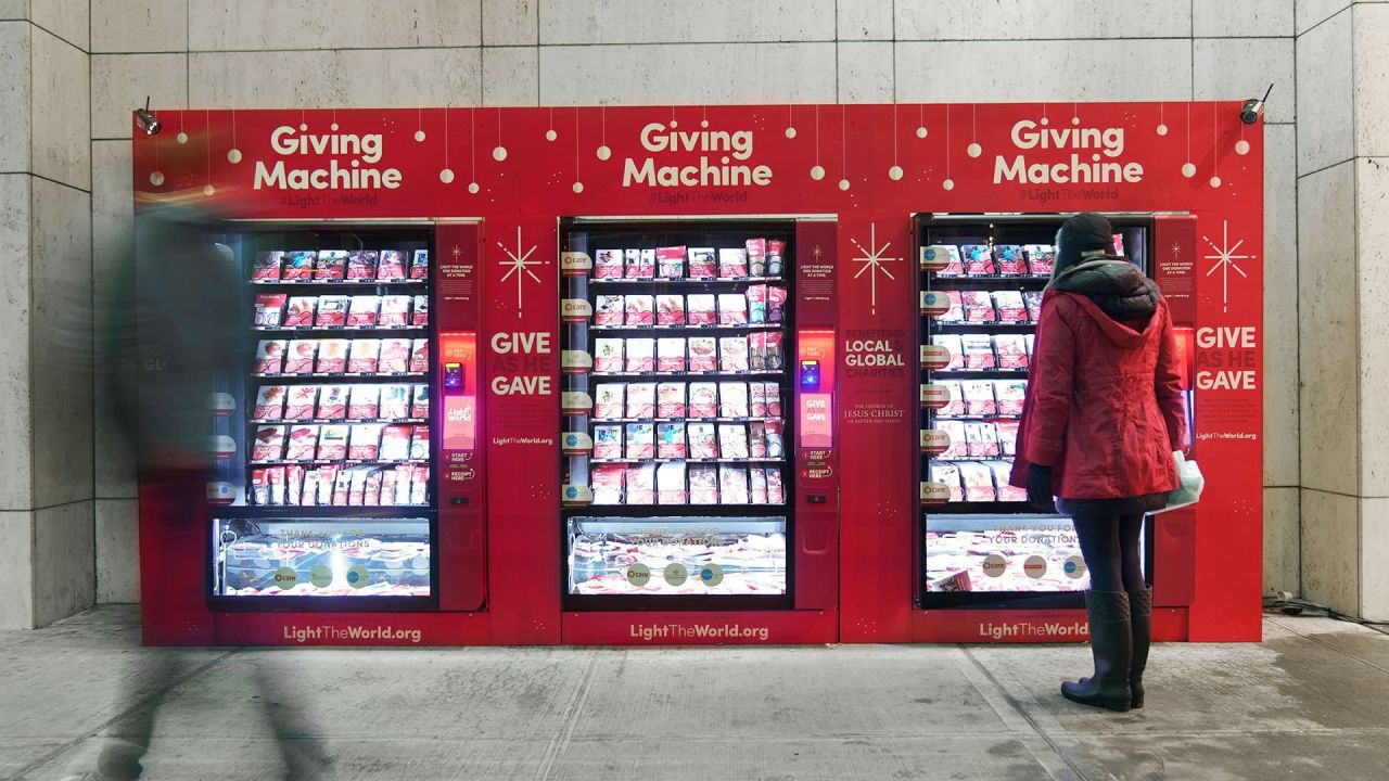 Christmas Giving Machines Light the World