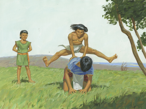 boys playing
