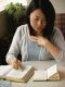 Scriptures study and teaching. Adult. Female