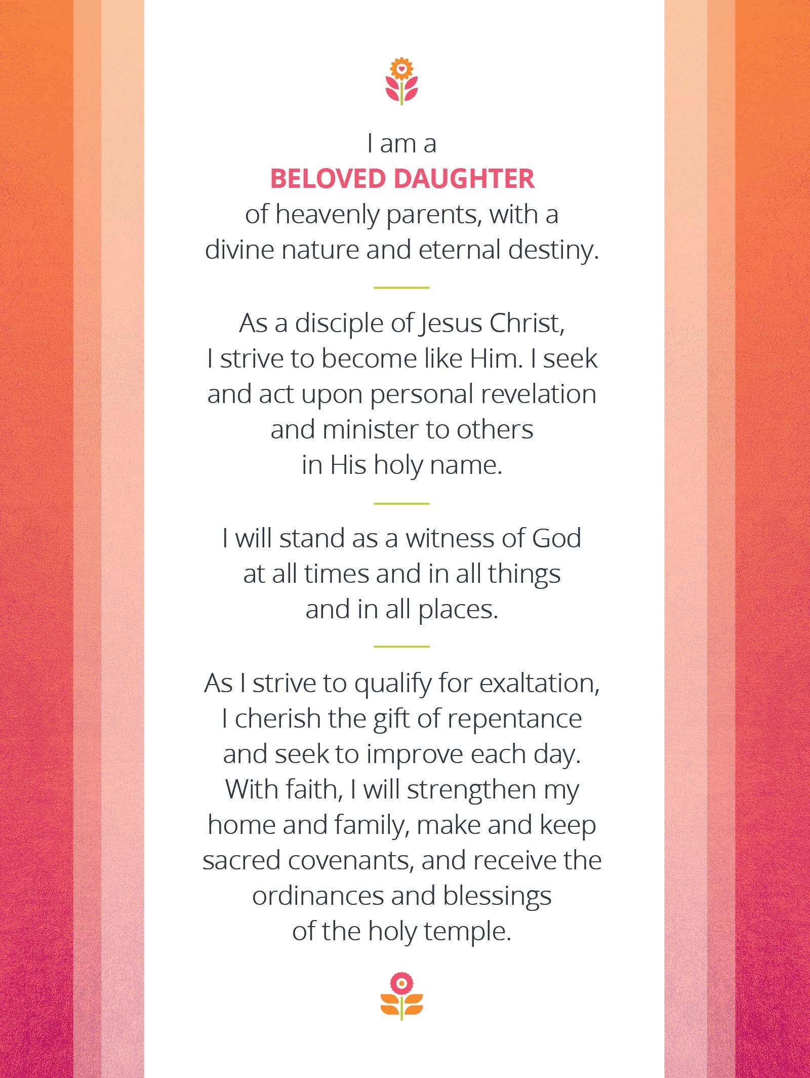 Young Women Theme