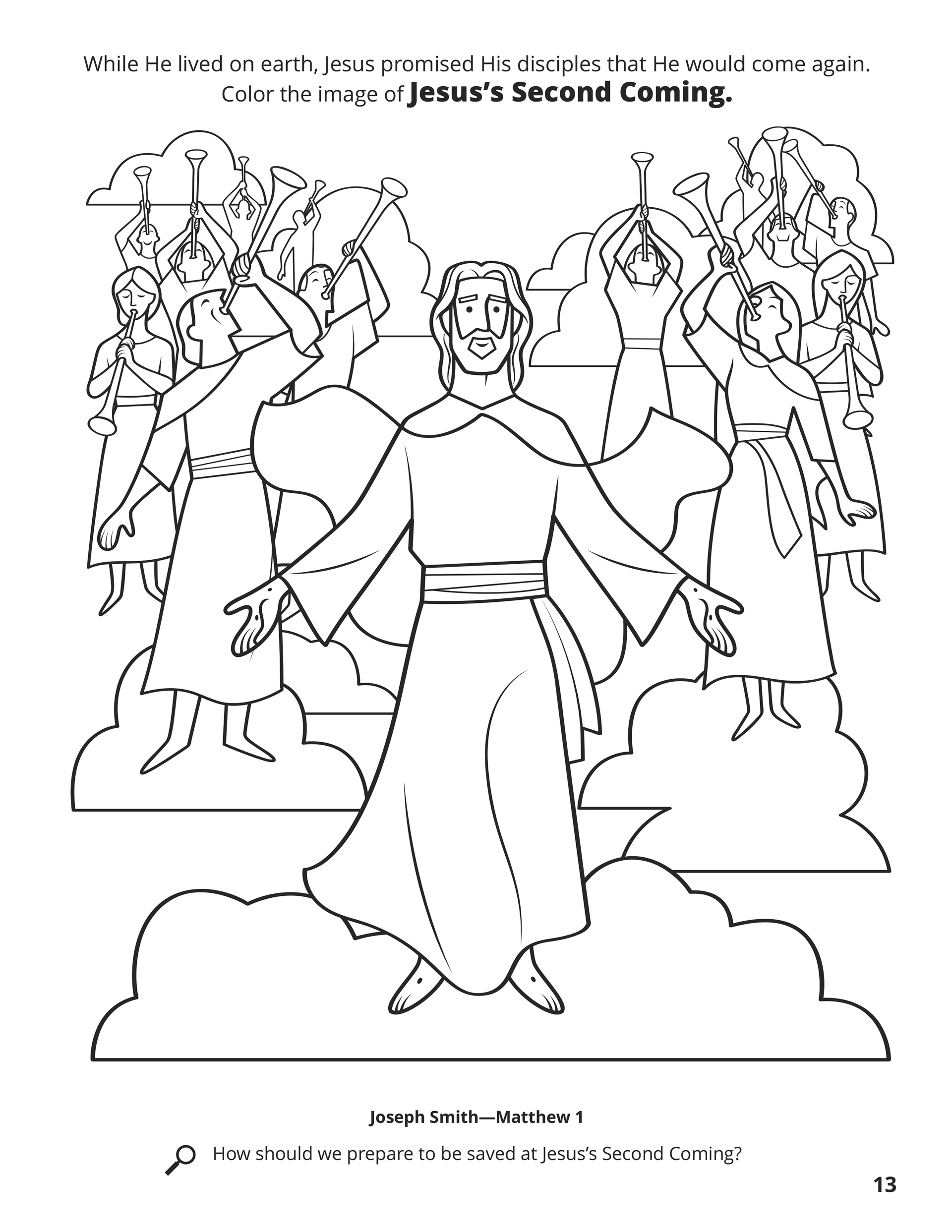 jesus disciples coloring pages