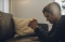 Young adult man praying
