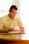 Scripture study. Youth. Male.