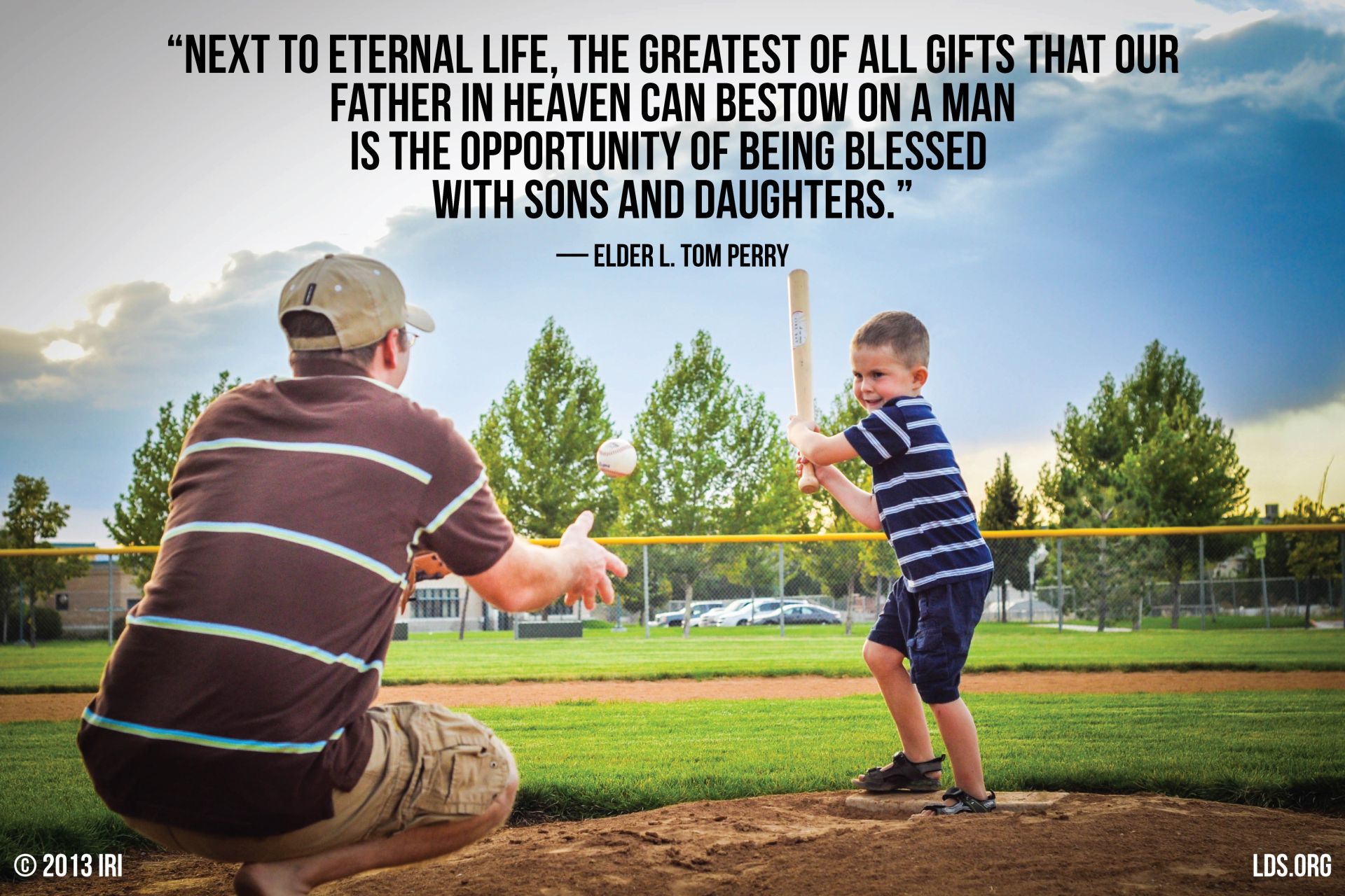 Baseball Quotes For Son Elder L. Tom Perry—Picture Quotes