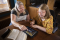 Mother and Daughter Study Together