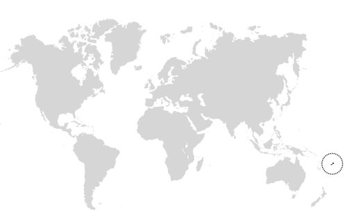 World Map: Fiji