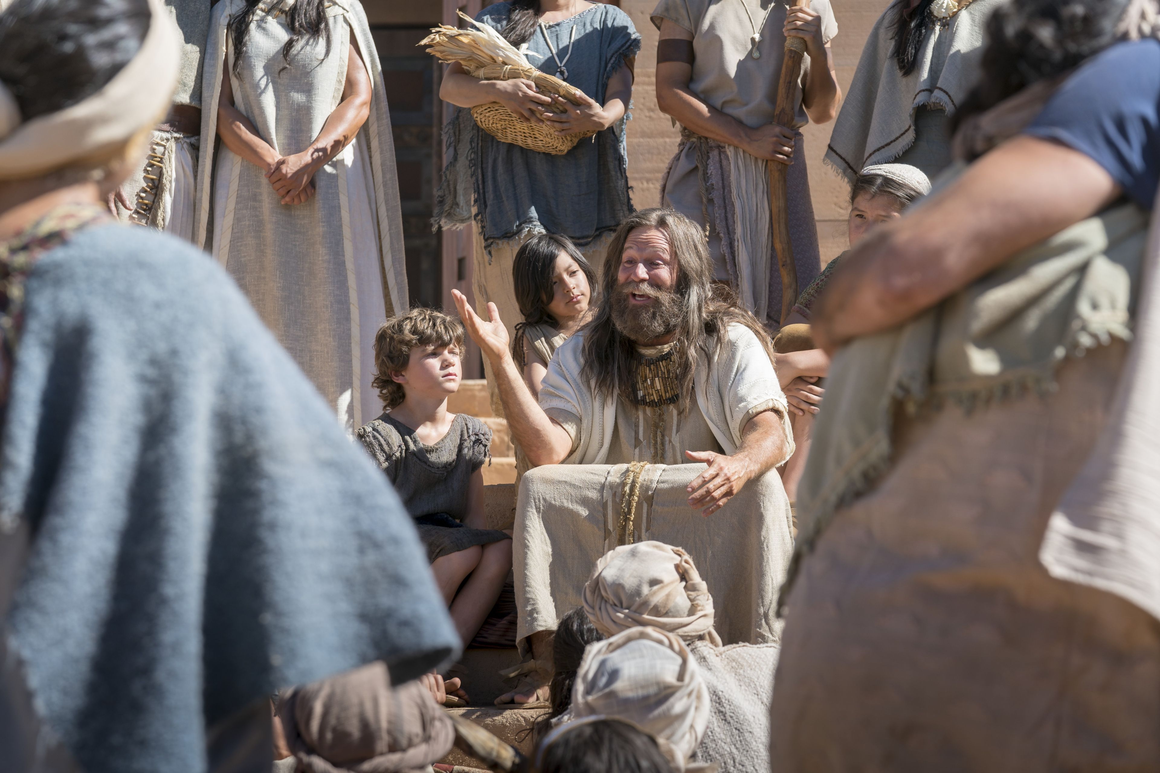 Jacob teaching the Nephites