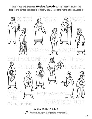 new testament coloring book