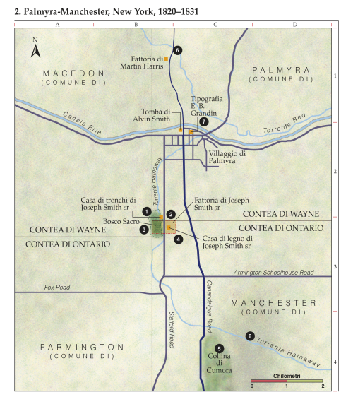 2 Palmyra Manchester New York - Map Church History