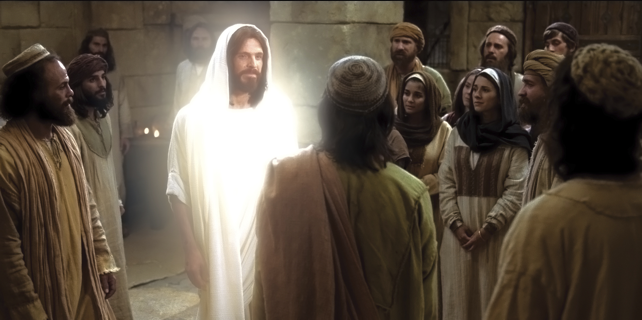 jesus appears to disciples clipart