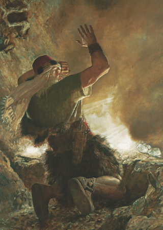 The Brother of Jared Sees the Finger of the Lord (Brother of Jared Seeing the Finger of the Lord)