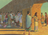 Nephites taking wine to guards