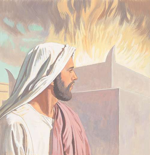 Jesus at temple
