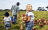 little girl holding a chicken
