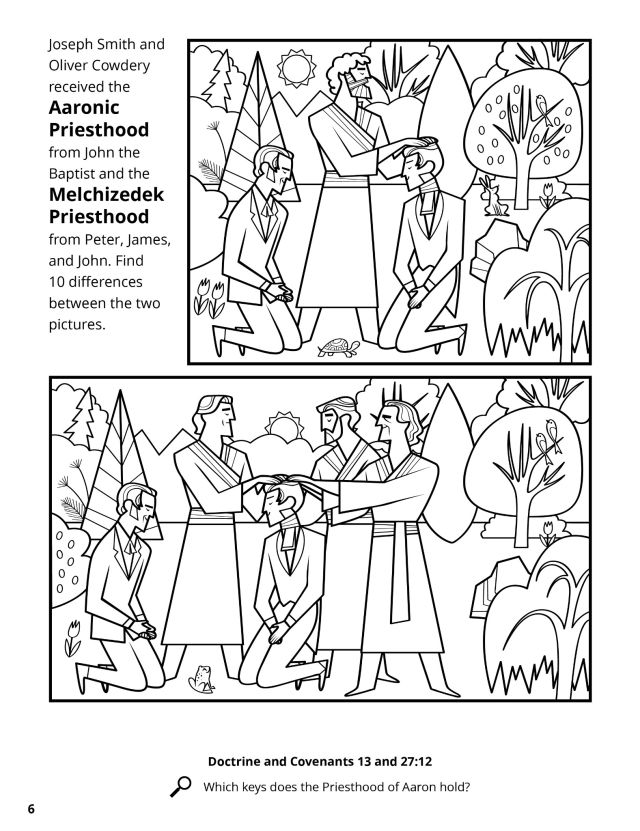 Doctrine and Covenants Coloring Book